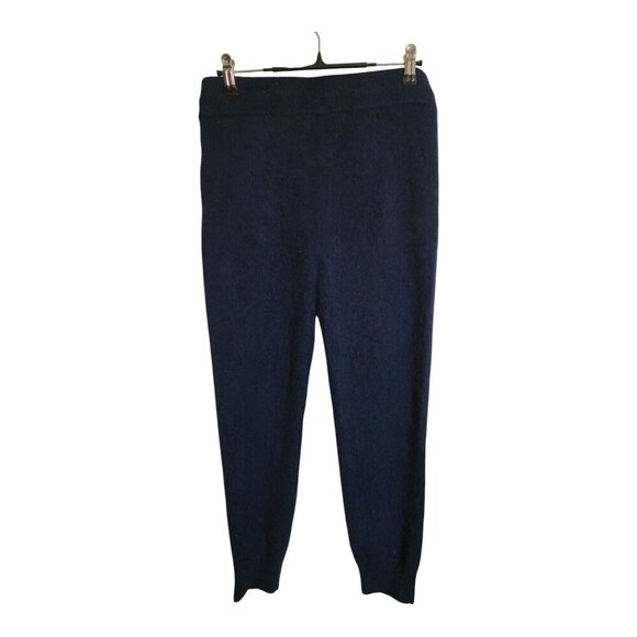 Quince Pants Men S Blue Mongolian Cashmere Sweat Minimalist Preppy Grudge - Picture 3 of 9